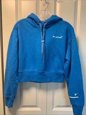 The Arrivals Blue Cropped Hoodie XS